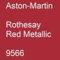 Preview: Aston-Martin, Rothesay Red Metallic, 9566.